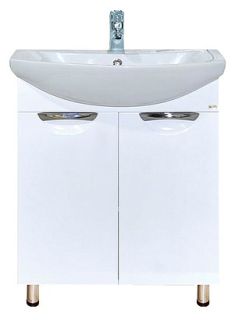 Напольная тумба под раковину Misty Лаванда 70см белый